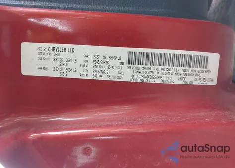 2008 Dodge Dakota Slt from USA, damaged, VIN 1D7HW48K98S593961